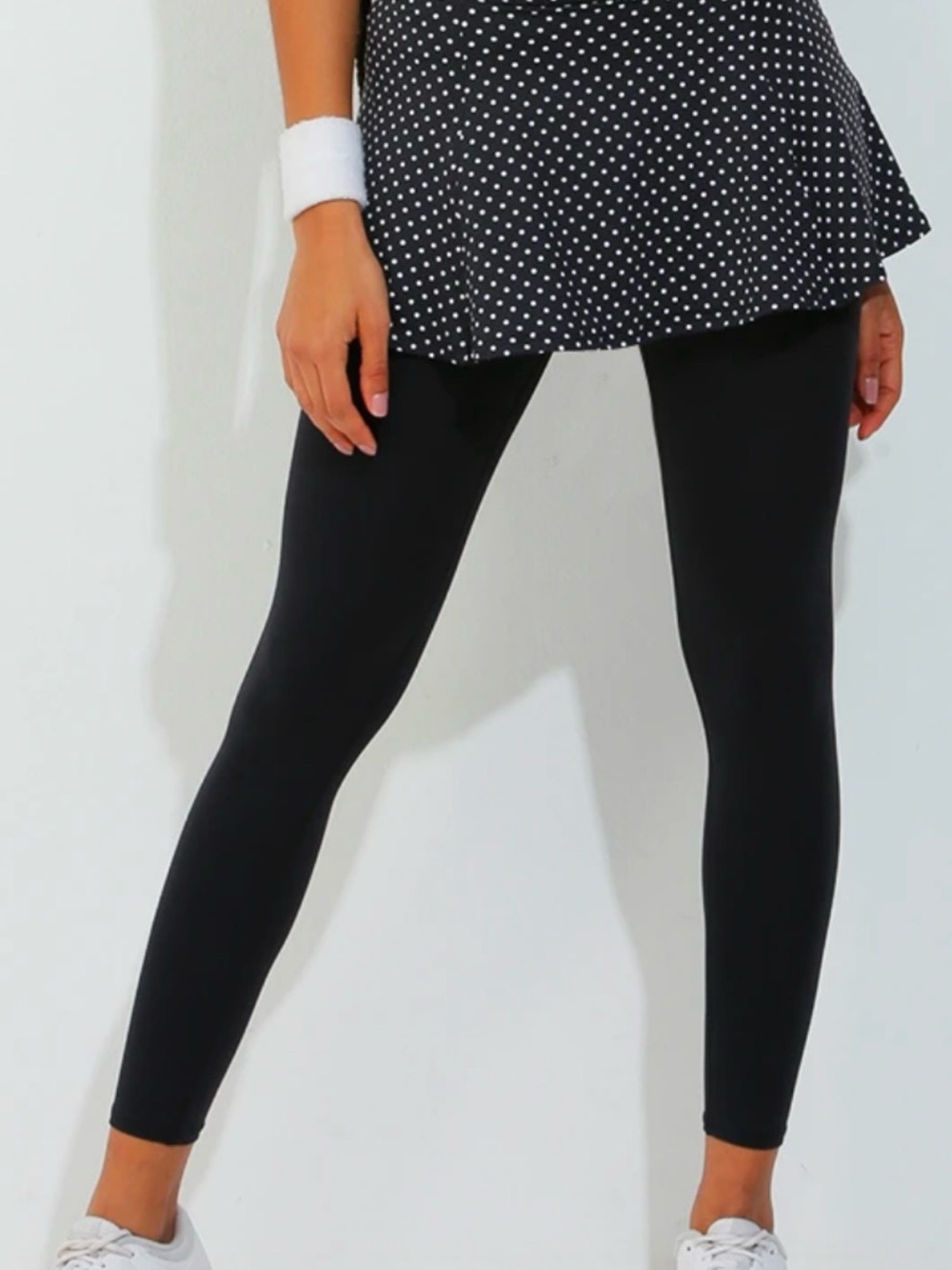 ⛳️ Dona Jo Polka Dot Skirted Leggings – Perfect for Golf, Tennis, & Pickleball
